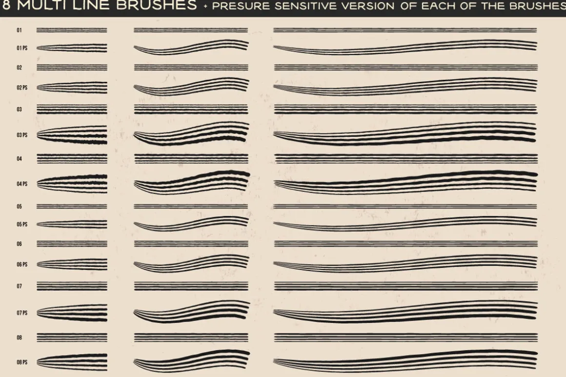 Tattoo Art Brushes for ILLUSTRATOR