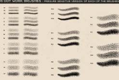 Tattoo Art Brushes for ILLUSTRATOR