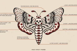 Tattoo Art Brushes for ILLUSTRATOR