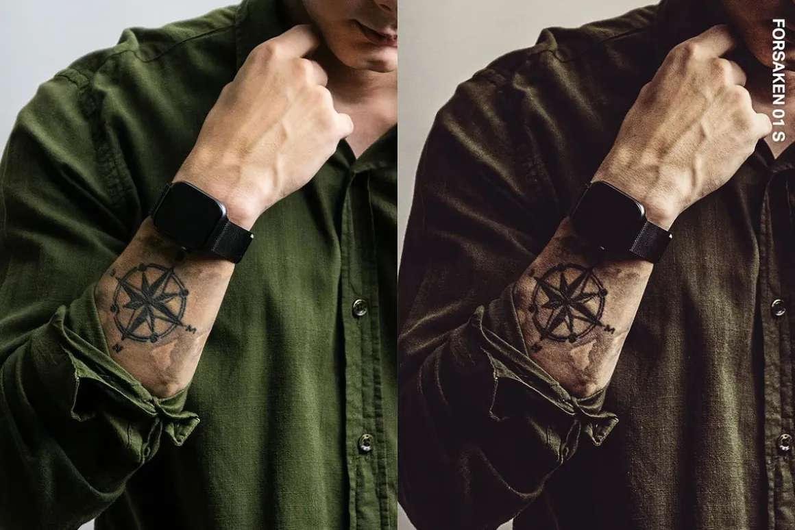 14 Tattoo Lightroom Presets and LUTs