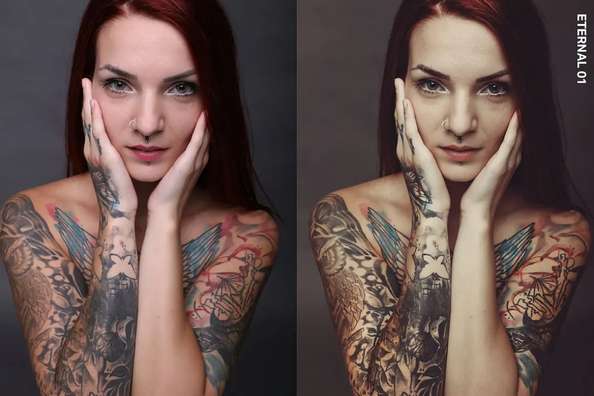 14 Tattoo Lightroom Presets and LUTs