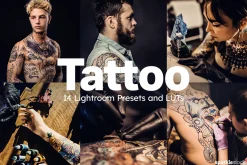 14 Tattoo Lightroom Presets & LUTs