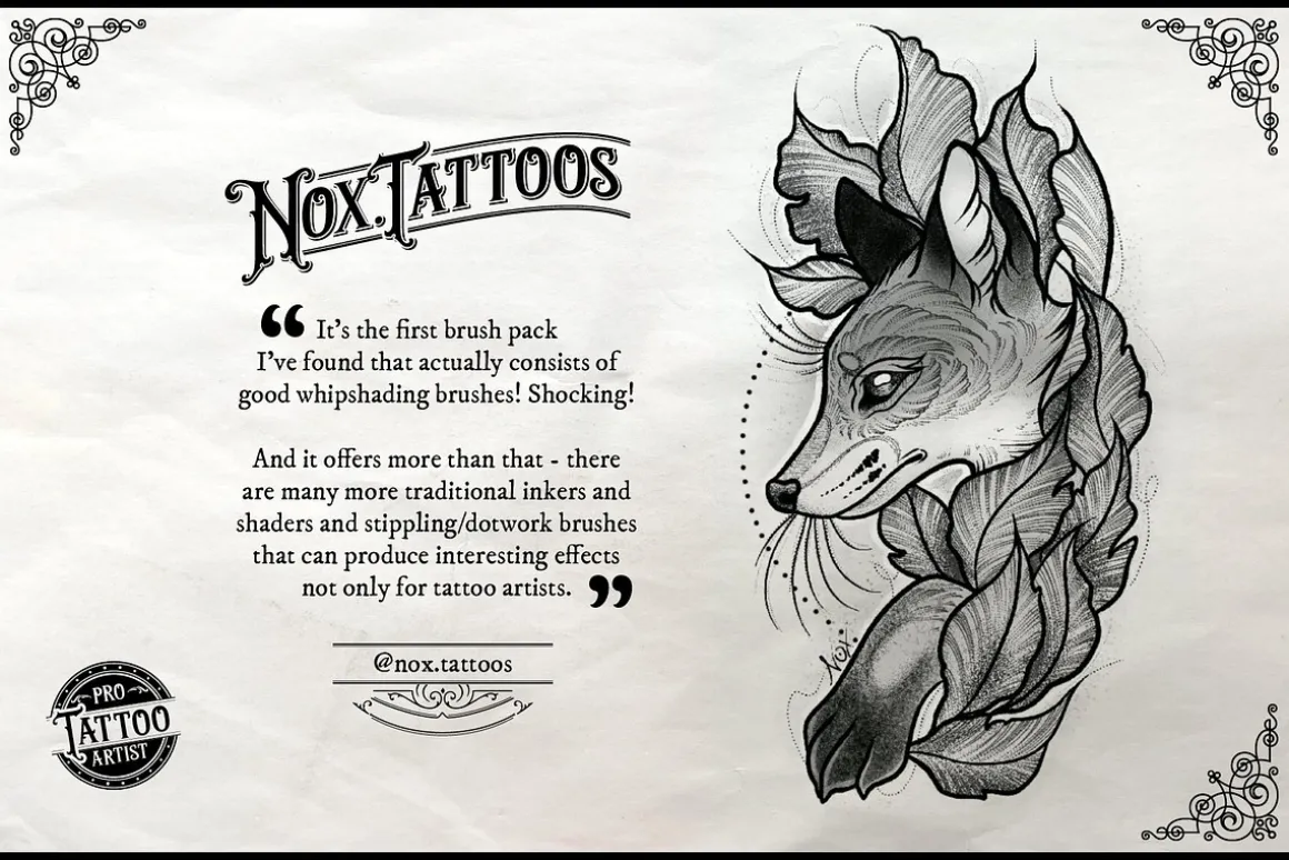 Tattoo Pro – Procreate Brushes