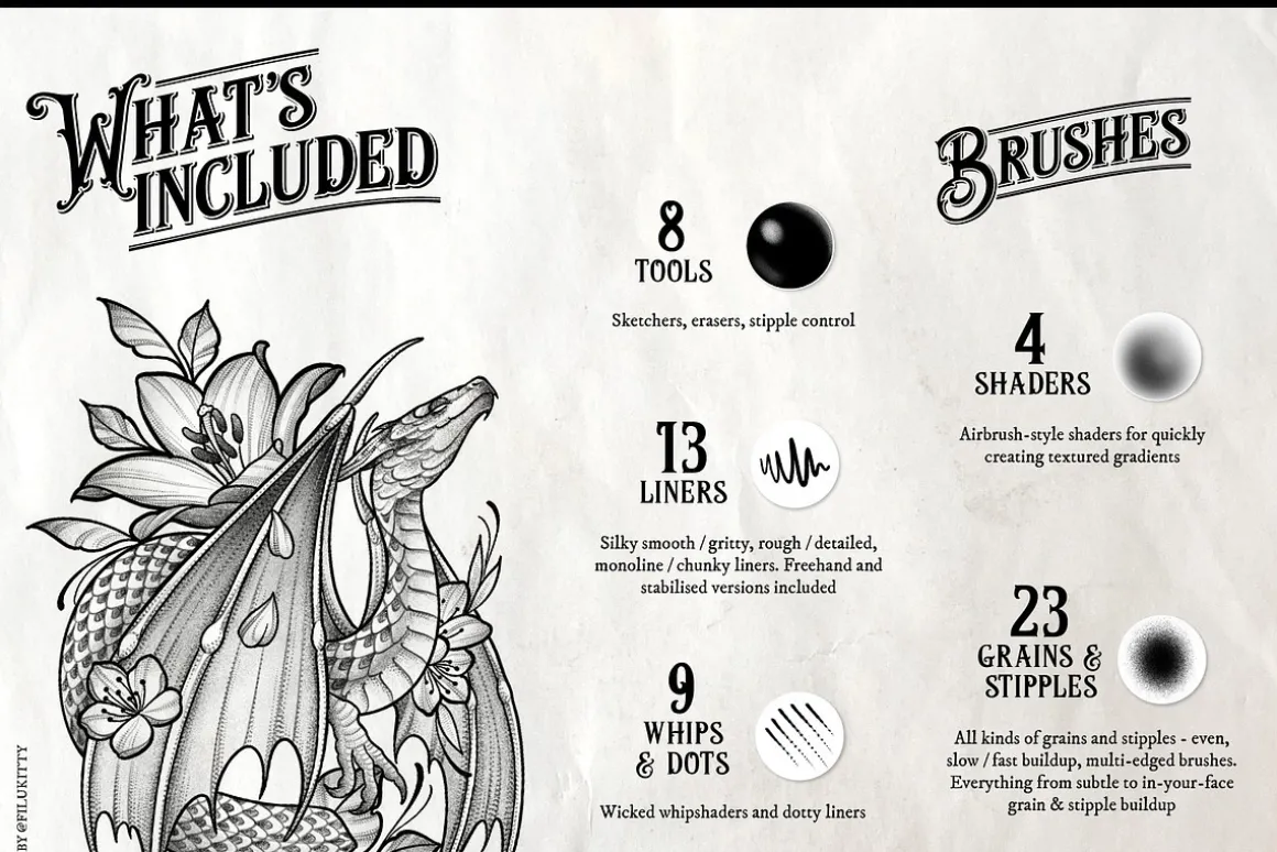 Tattoo Pro – Procreate Brushes