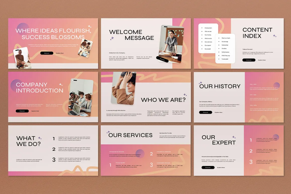 Technology Company Presentation PPT