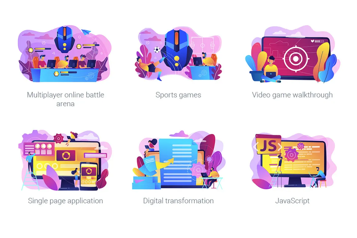 Technology concept illustrations