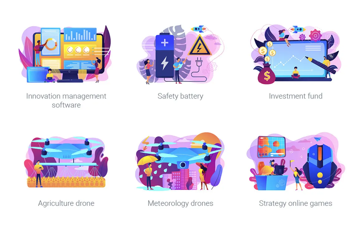 Technology concept illustrations