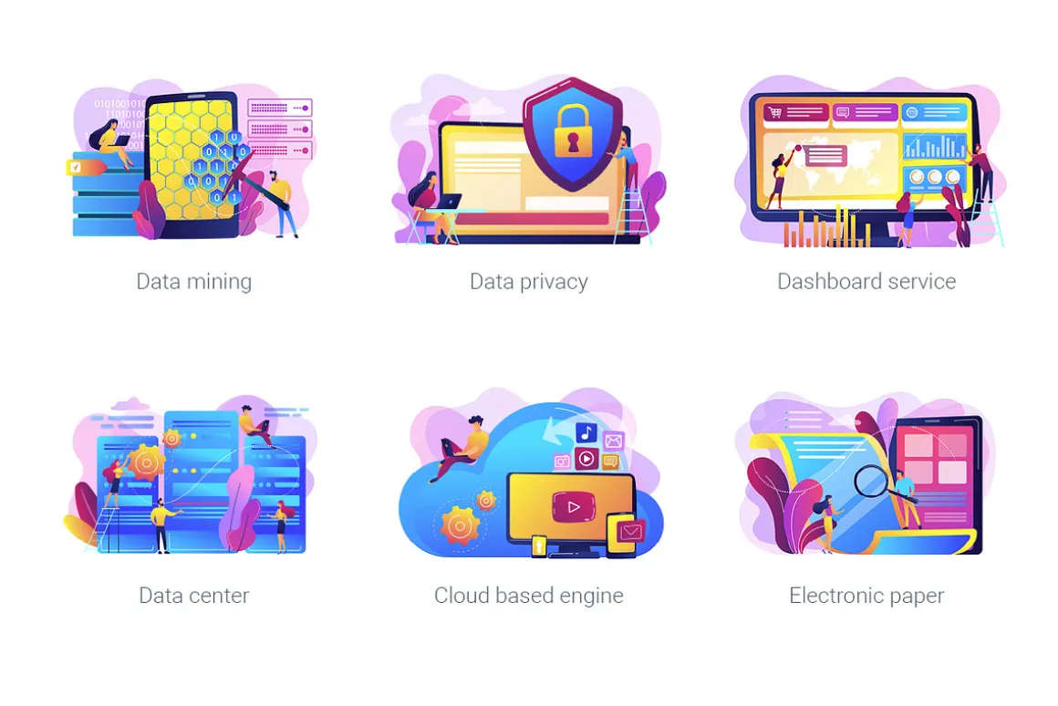 Technology concept illustrations