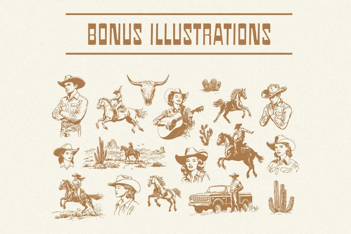 Tecopas Font + Bonus Illustrations