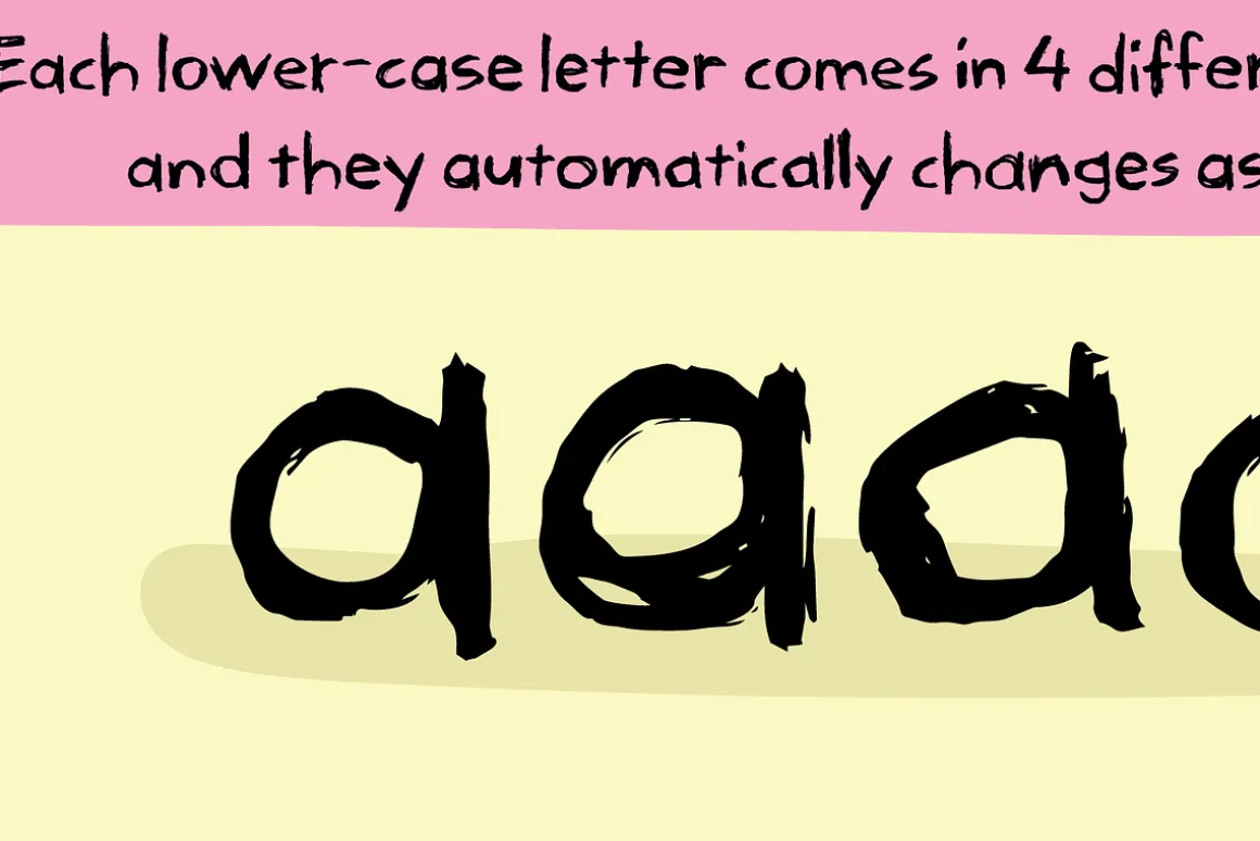Teenage Parties font
