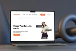 TempoTrack - Music Player Landing Pa