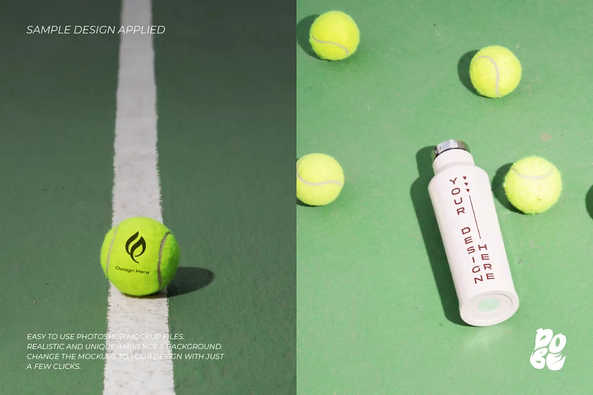 Tennis Things Mockup Set - Vol 1