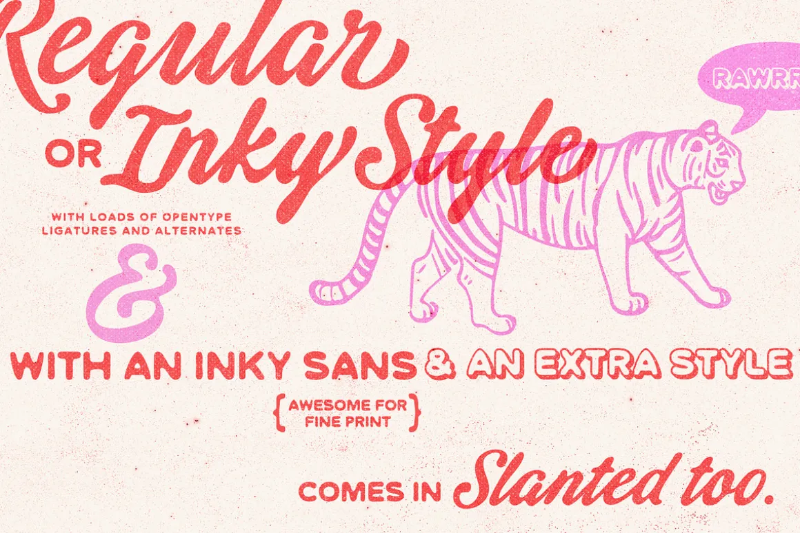 Tequila Sunrise Typeface Pack