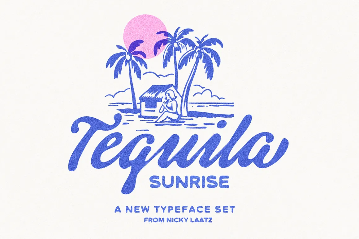 Tequila Sunrise Typeface Pack