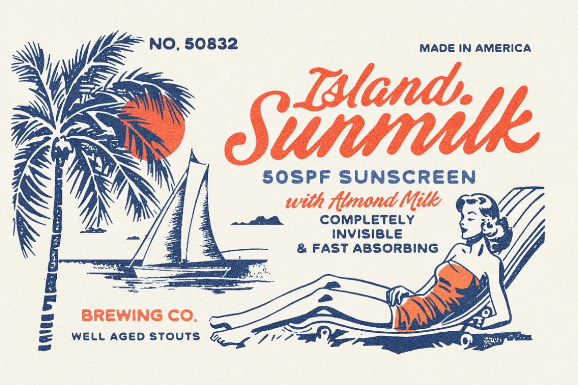 Tequila Sunrise Typeface Pack