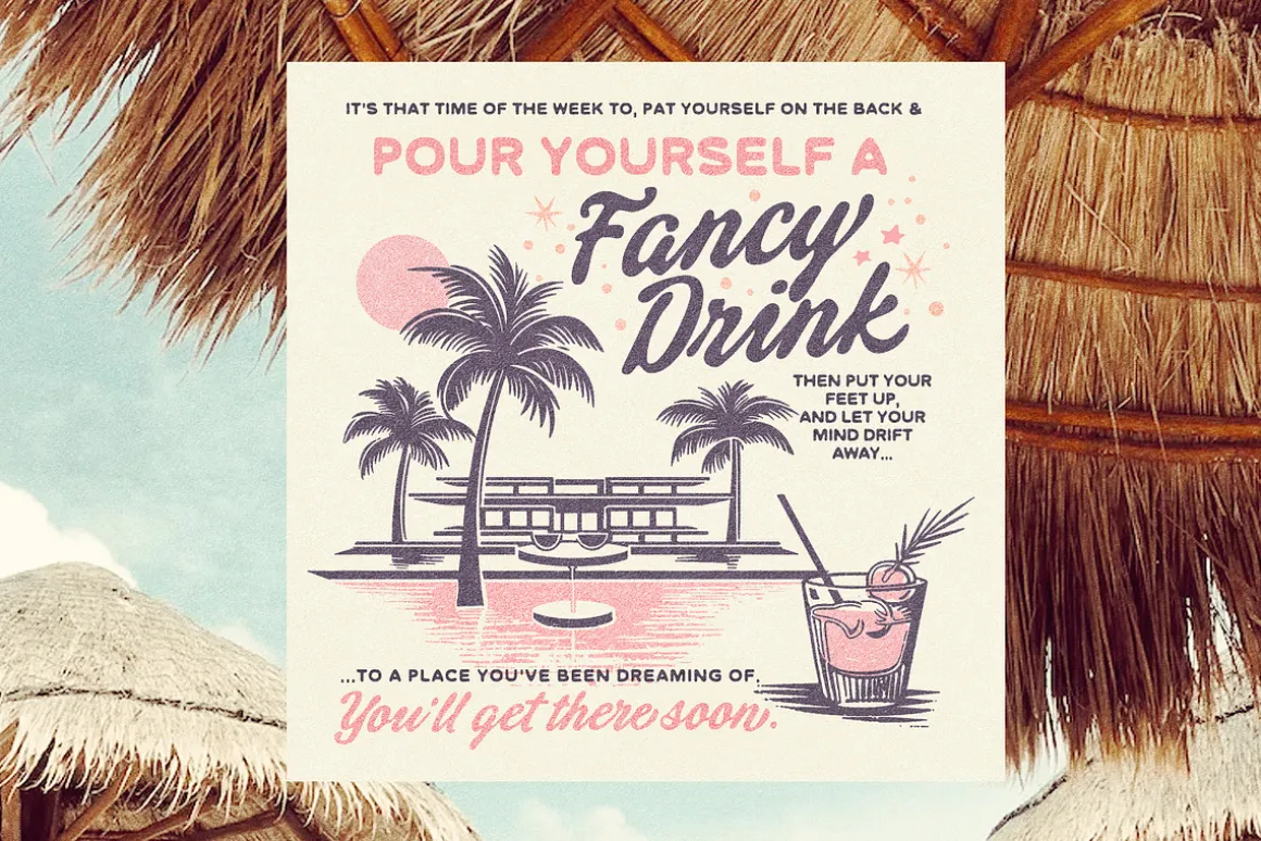 Tequila Sunrise Typeface Pack