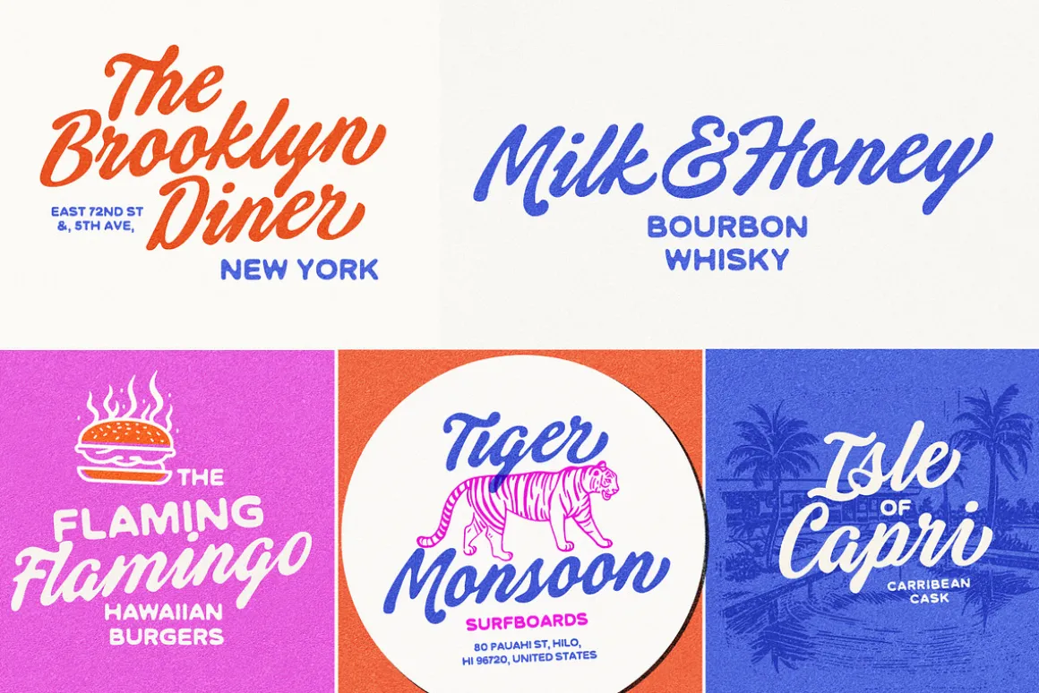 Tequila Sunrise Typeface Pack