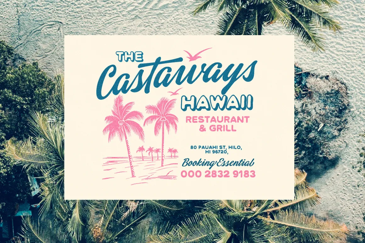 Tequila Sunrise Typeface Pack