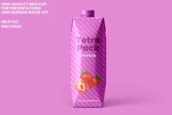 Tetra Pak Prisma Pack Mockup