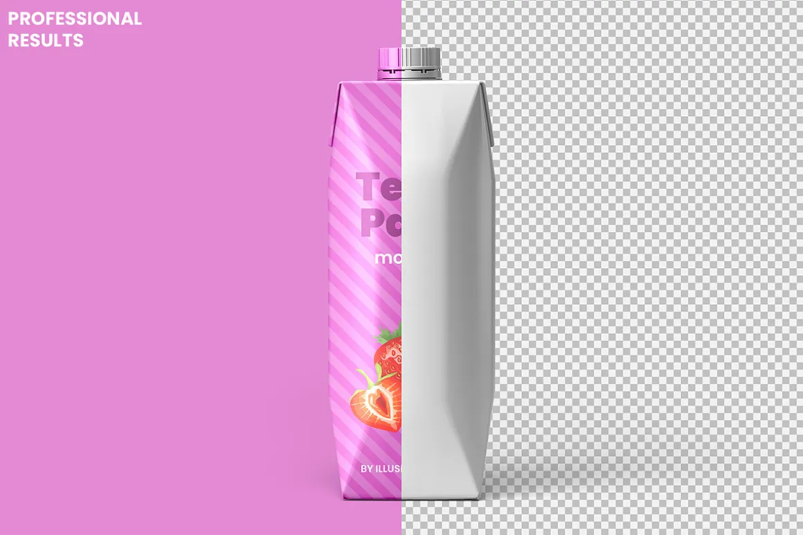 Tetra Pak Prisma Pack Mockup