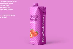 Tetra Pak Prisma Pack Mockup