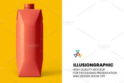 Tetra Pak Prisma Pack Mockup