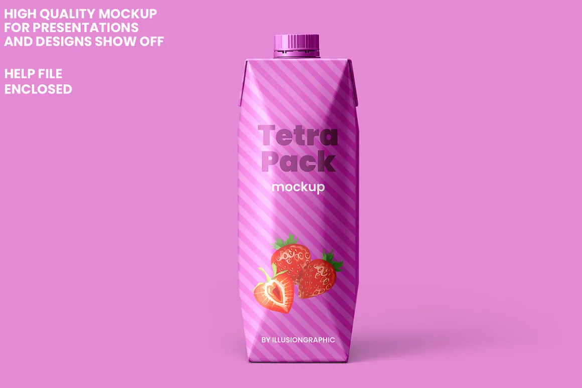 Tetra Pak Prisma Pack Mockup