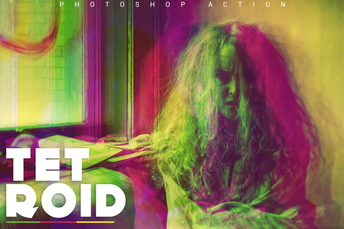 Tetroid Photoshop Action