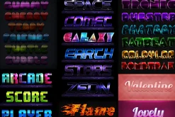 190 Text Effects for Photoshop
