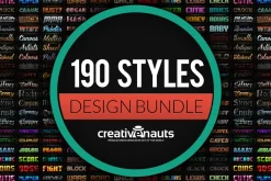 190 Text Effects for Photoshop