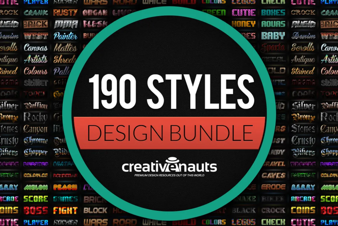190 Text Effects for Photoshop