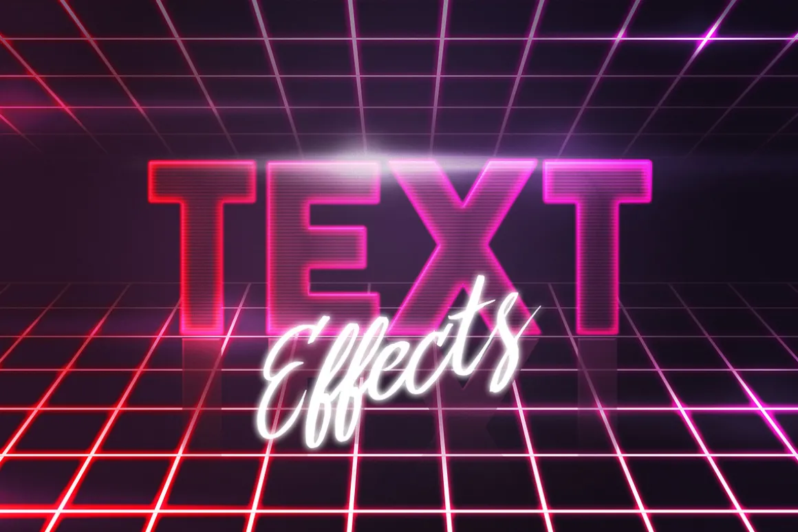 100 Text Styles PSD Effects Bundle