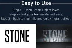 100 Text Styles PSD Effects Bundle
