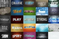 100 Text Styles PSD Effects Bundle