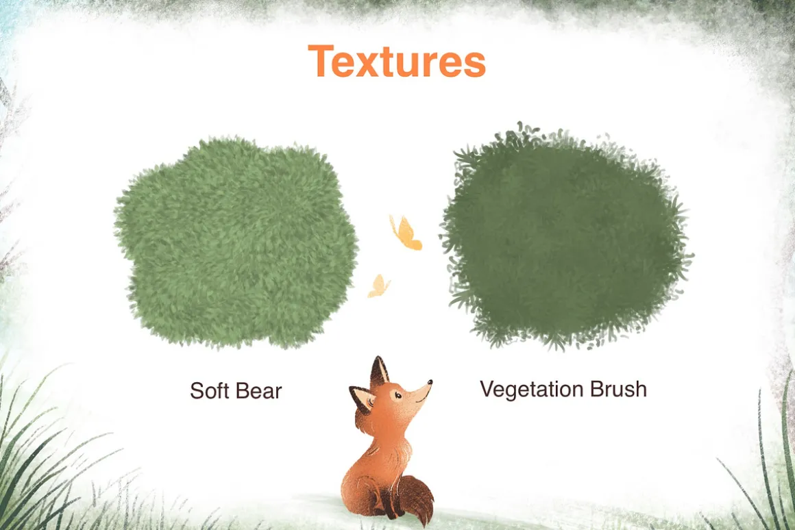 Texture brushes for Procreate