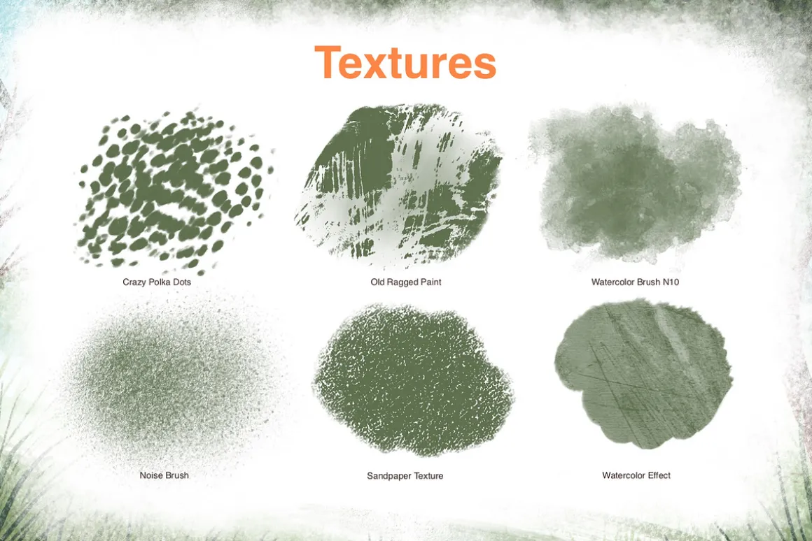 Texture brushes for Procreate