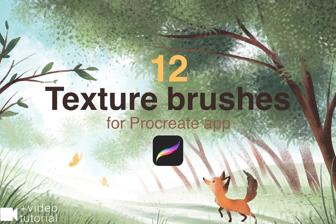 Texture brushes for Procreate