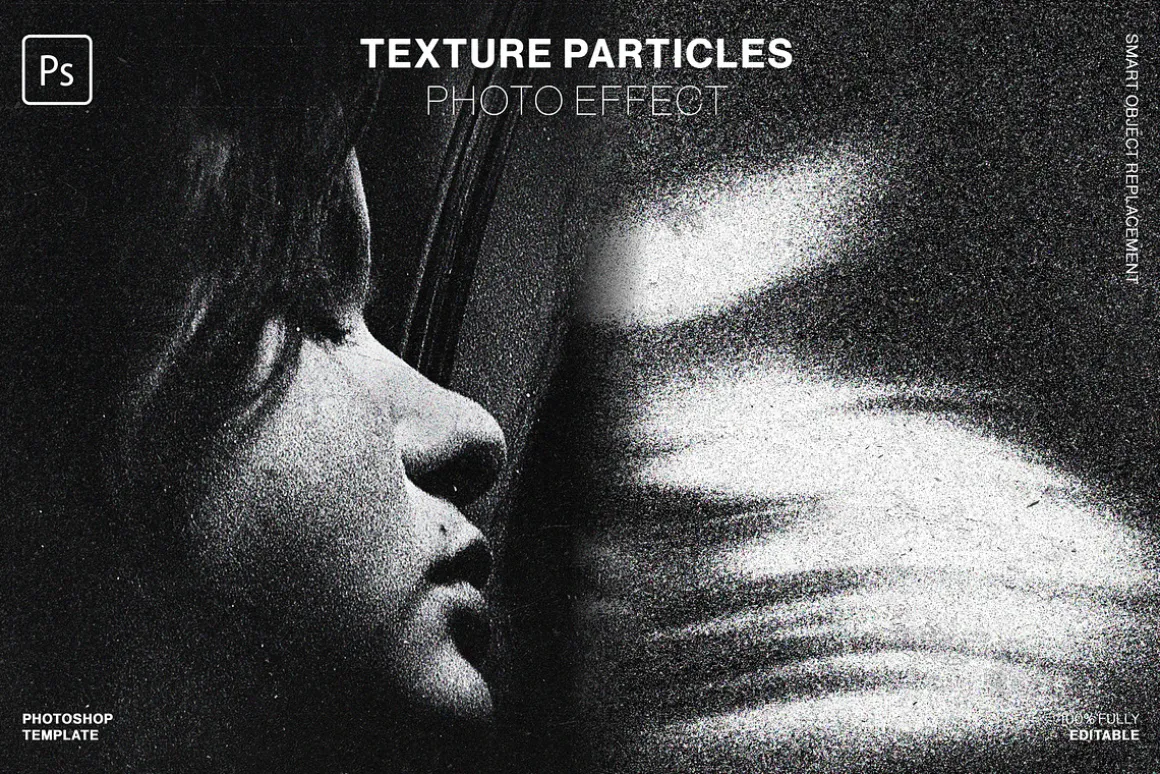Texture Particles Photo Effect