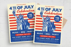 4th of July Flyer Template