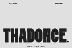 Thadonce - Racing Font