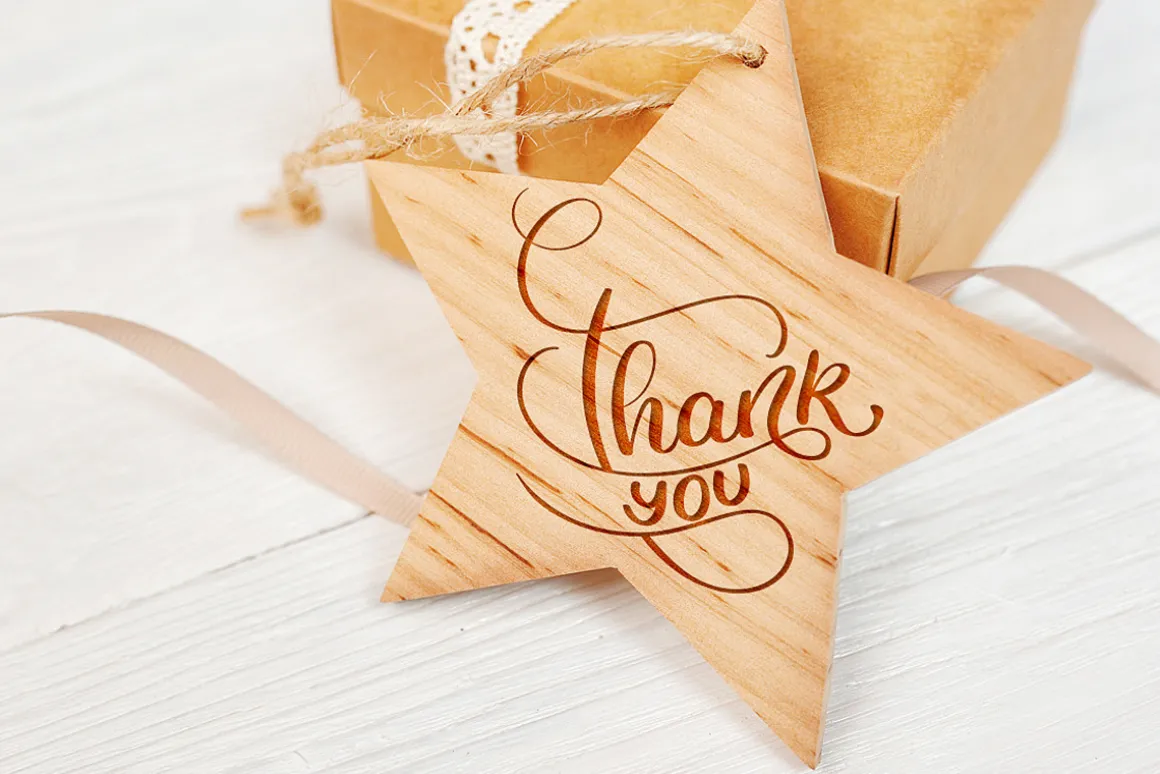 Thank You Calligraphy Lettering Set