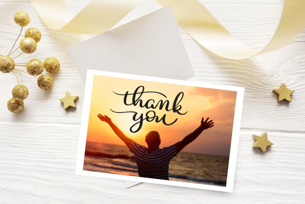Thank You Calligraphy Lettering Set