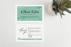 Thank you card Template