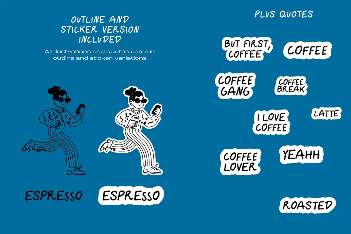 The Cafe Collection Illustrations