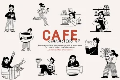 The Cafe Collection Illustrations
