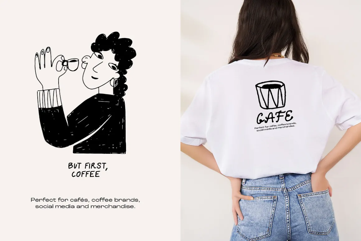 The Cafe Collection Illustrations
