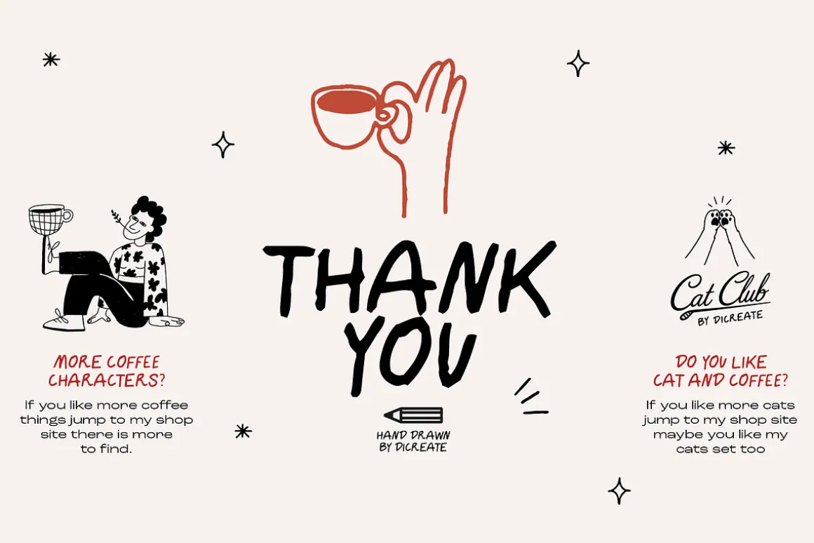 The Cafe Collection Illustrations