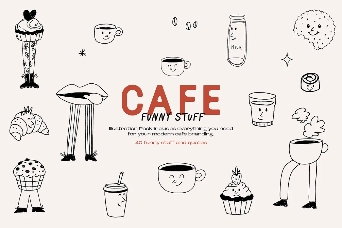 The Cafe Collection Illustrations
