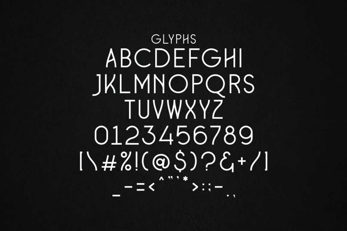 The Ghones Monoline Vintage Font