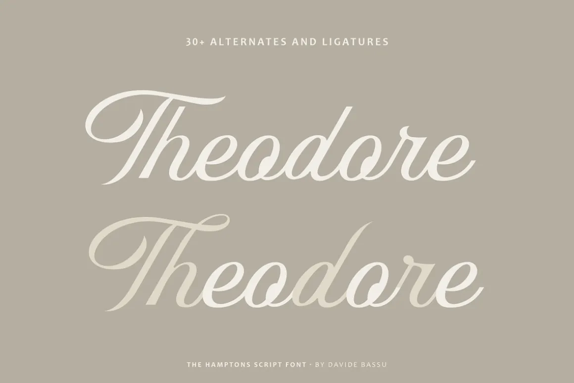 The Hamptons Script font